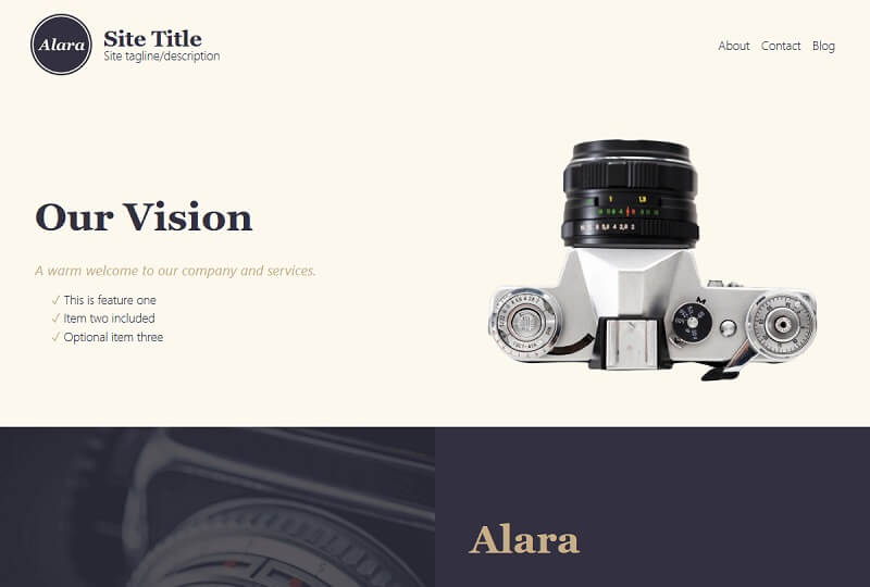 Alara - Vintage WordPress Themes