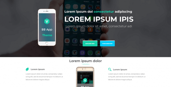 Mobile App WordPress Themes