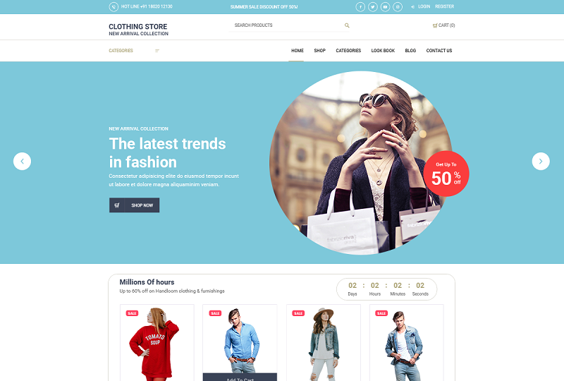Clothing Store WordPress theme