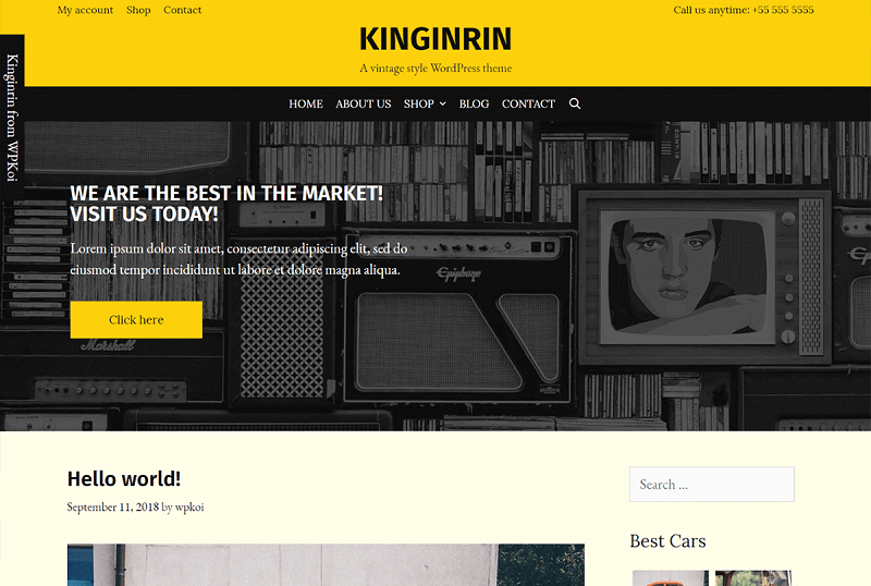 Kinginrin WP Theme