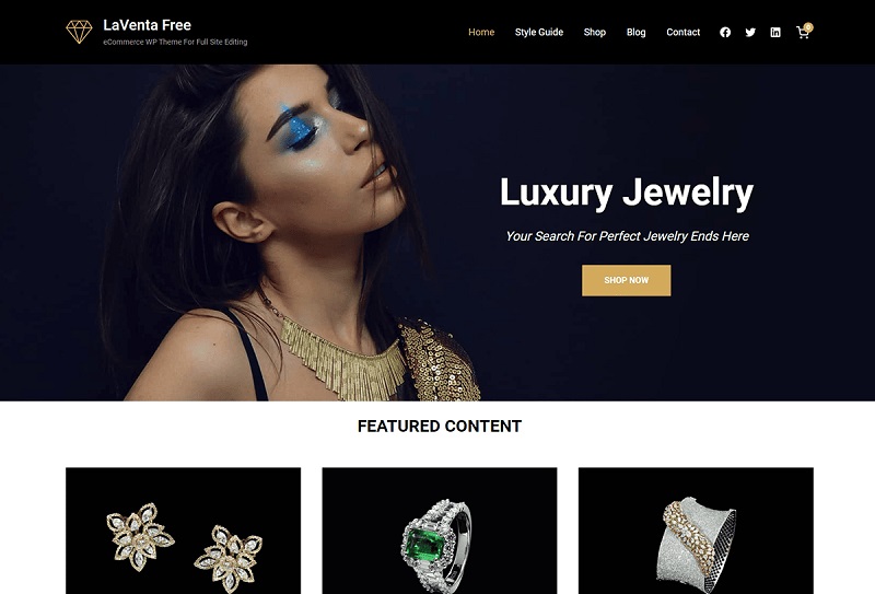 LaVenta Free Fast WordPress Theme