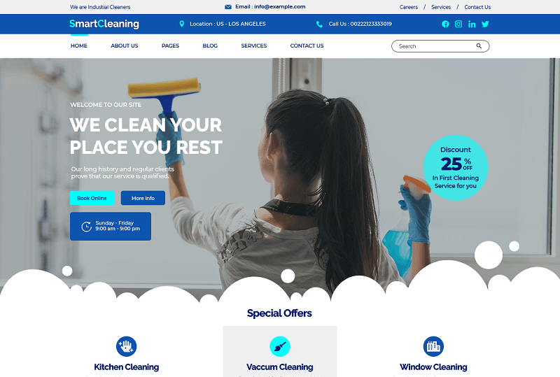 Smart Cleaning Theme
