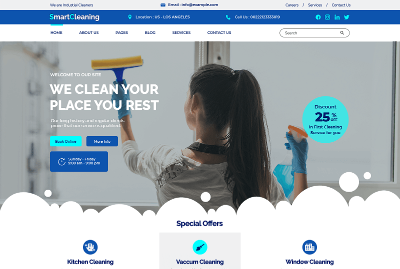 Smart Cleaning theme