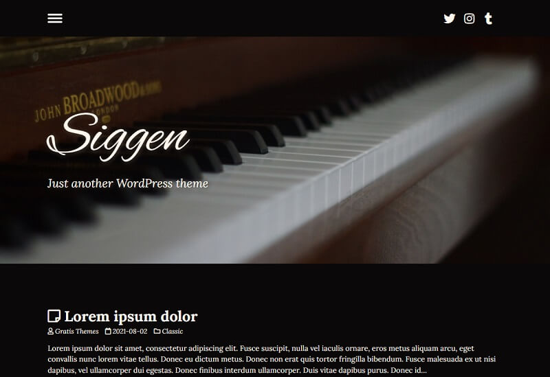 siggen WP Theme