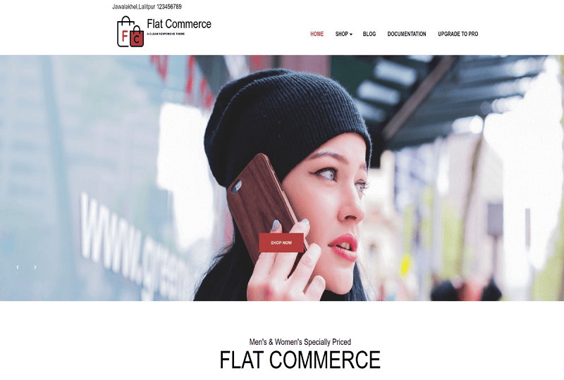 Flat Commerce theme