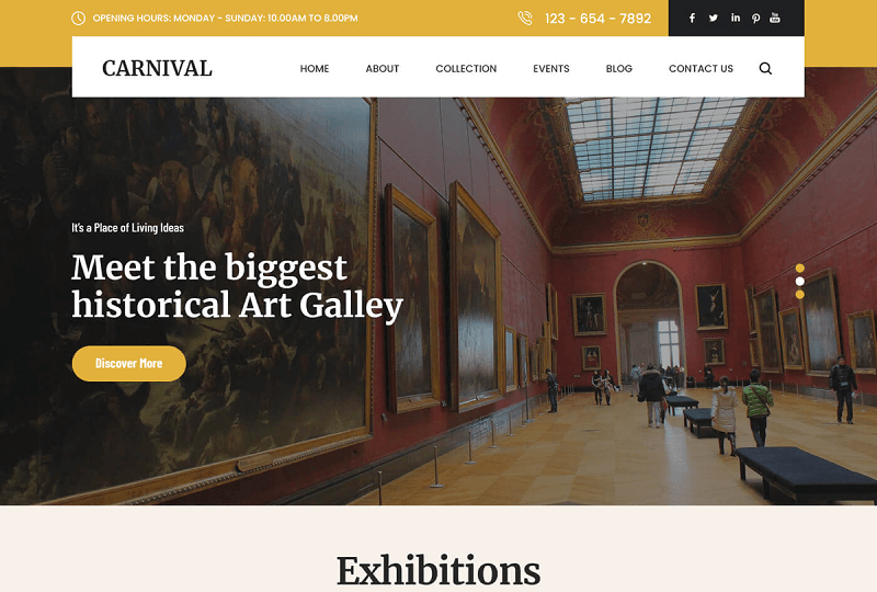 Carnival Lite - Art Gallery WordPress Theme