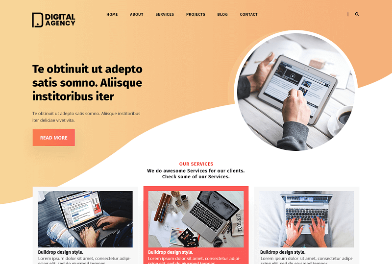 Digital Agency Lite WordPress Theme