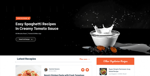 WordPress Themes for Recipes