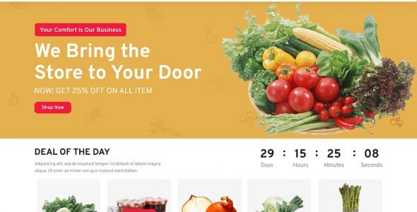Grocery Store WordPress Themes
