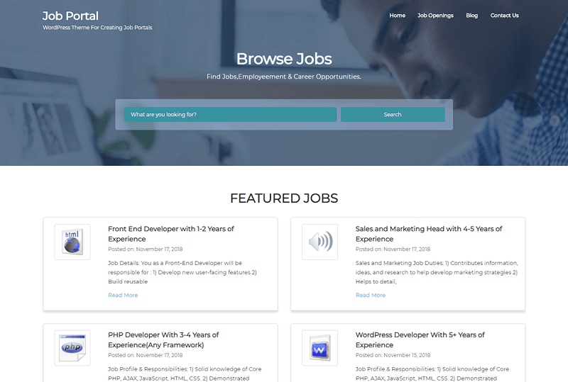 Job Portal WordPress Themes