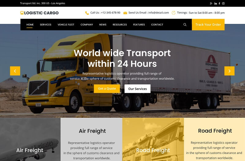 Logistic Cargo Trucking