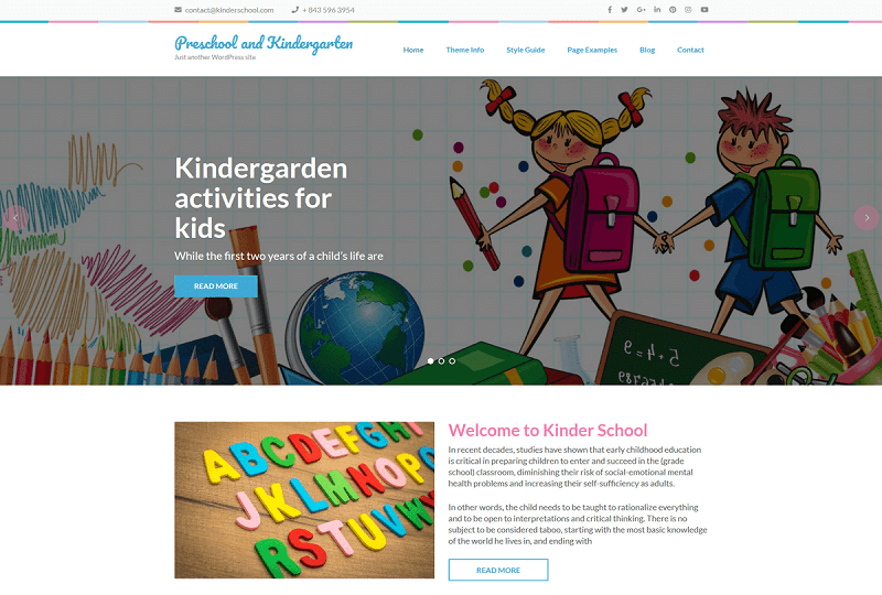 Kindergarten WordPress Themes