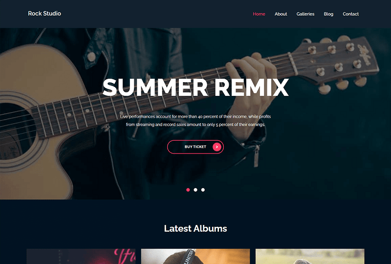 WordPress Themes For Musicians