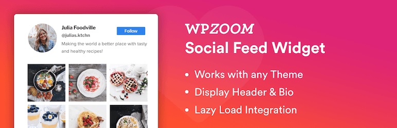 WPZOOM Social Feed Widget & Block