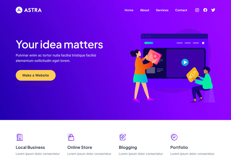 Astra - Top Free WordPress Themes