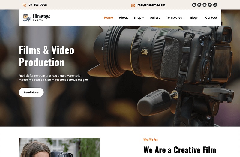 WordPress Filmmaker Themes