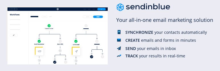 Newsletter, SMTP, Email marketing and Subscribe forms by Sendinblue