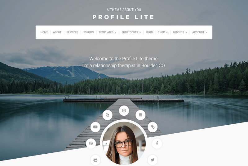 Profile Lite Speaker WordPress Theme