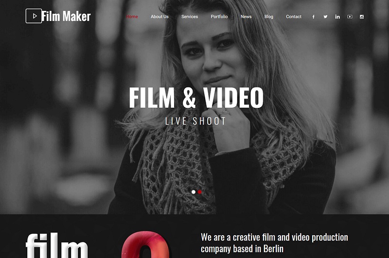 SKT Filmmaker WordPress Theme