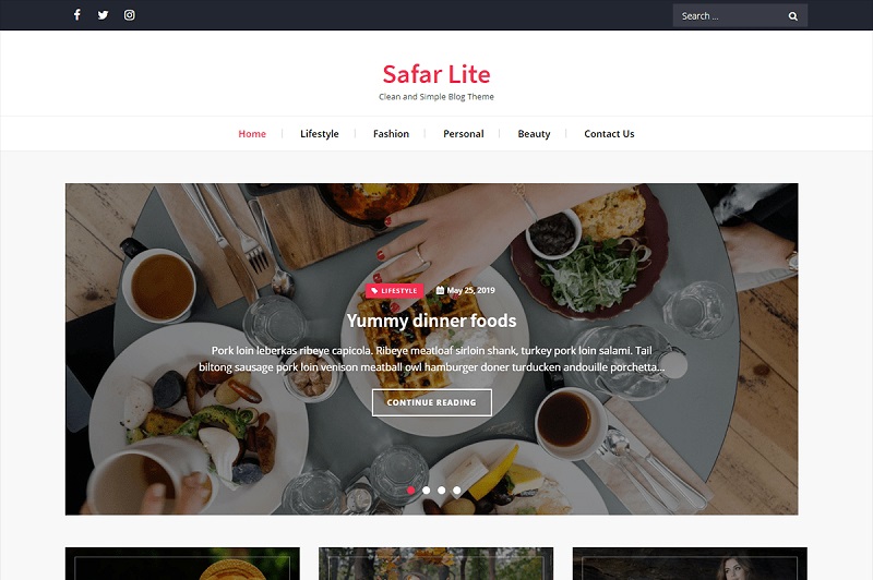 Safar Lite Theme