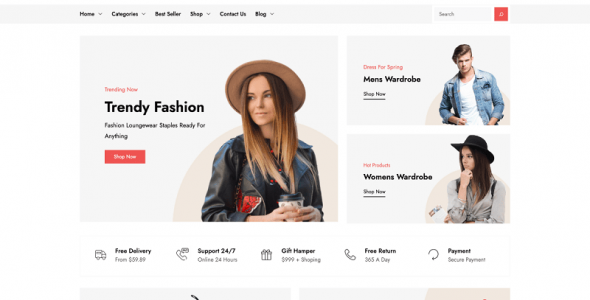 WordPress Theme for Product Showcase