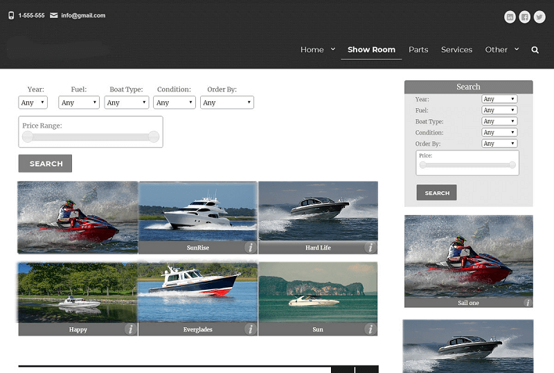 Boat Seller WordPress Theme