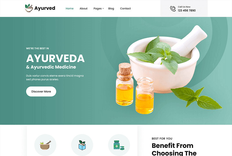 Free Ayurveda WordPress Themes