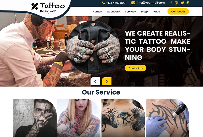 Tattoo WordPress Themes