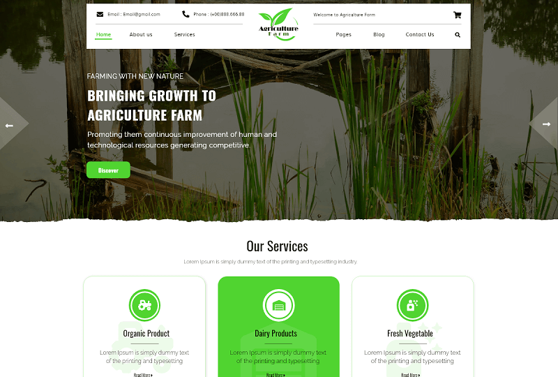 Farming WordPress Themes