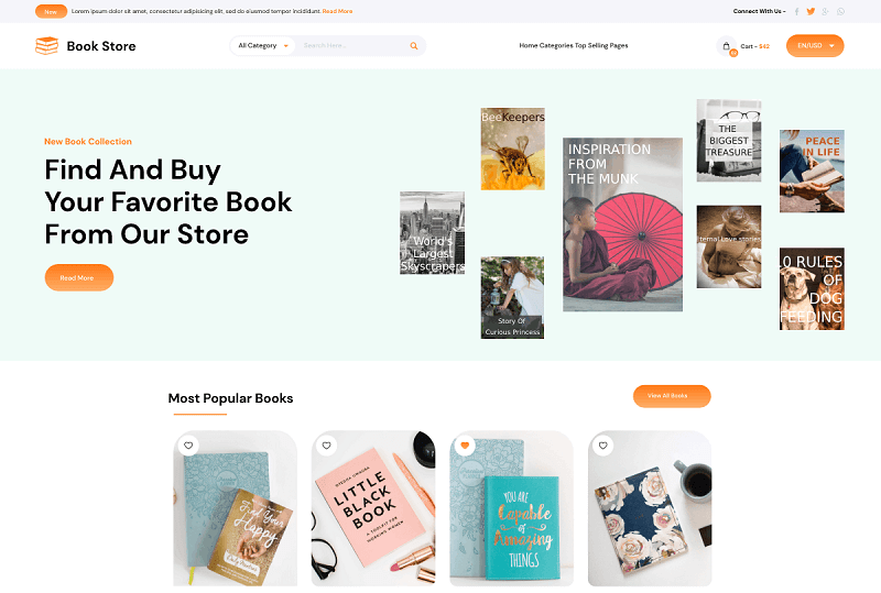 Bookstore WordPress Themes