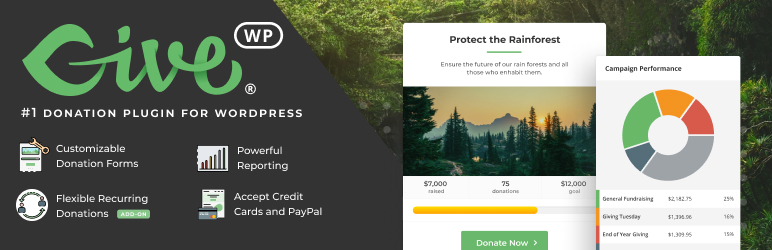 GiveWP donation WordPress plugin