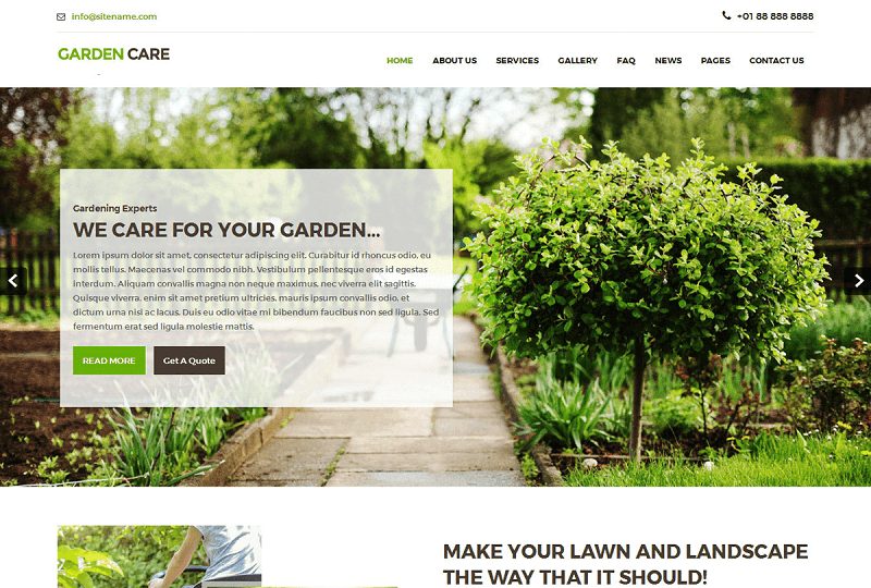 Greenhouse Farming WordPress Theme