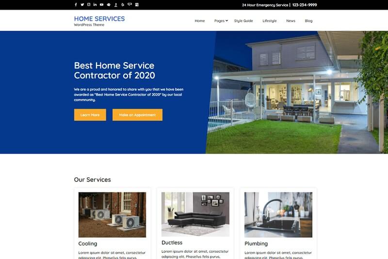 Home Services Theme