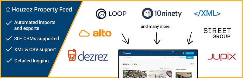 Houzez Property Feed: IDX WordPress Plugins