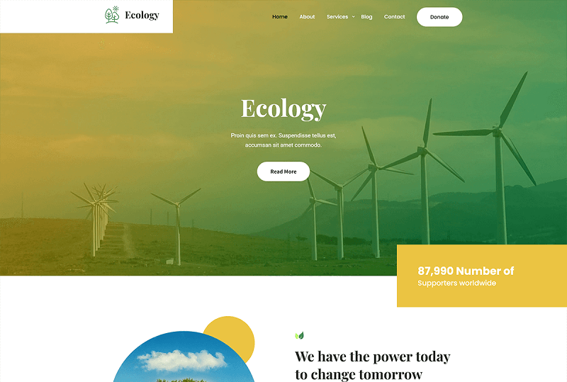 Green Energy WordPress Themes