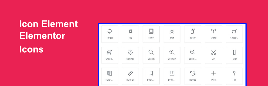 Icon Element – Elementor Page Builder Icon Pack