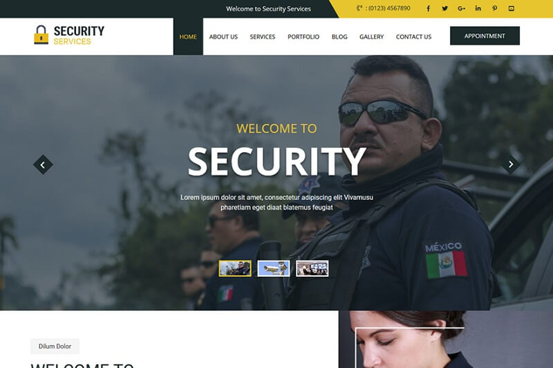 Secure - Security Service WordPress Theme