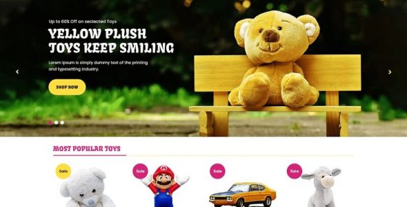 Kid Toys Store WordPress Theme