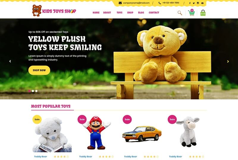 Toy websites shop