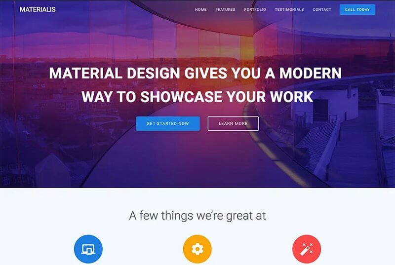 Material Design WordPress Themes