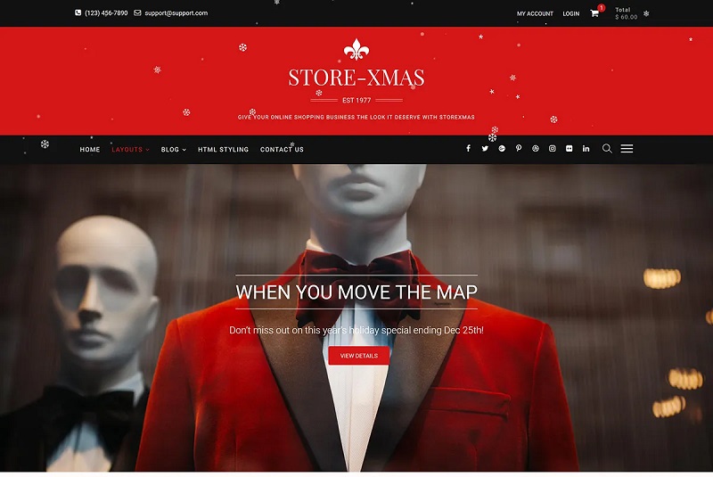 StoreXmas - Gift Shop WordPress Theme