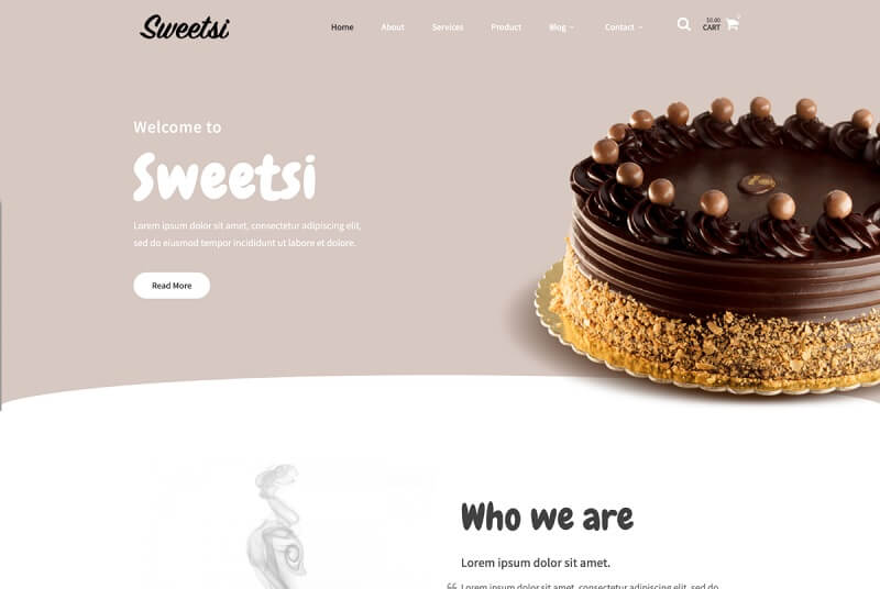 Sweet Shop WordPress Themes