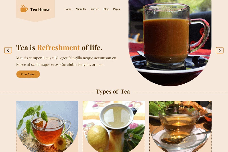 Tea Shop WordPress Themes