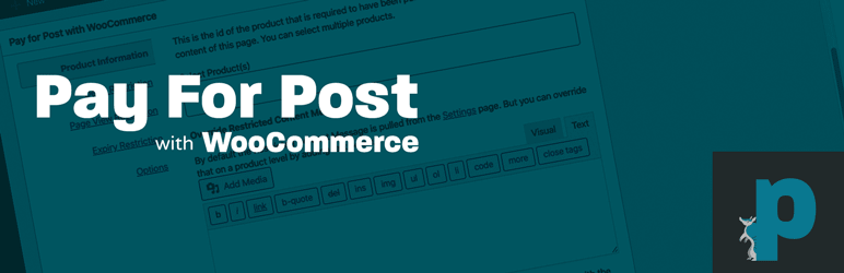 Pay For Post with WooCommerce