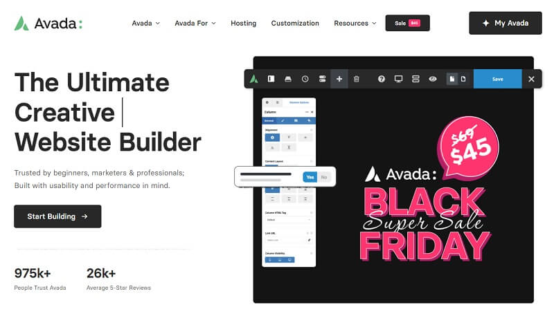 Avada: WordPress Blog Themes