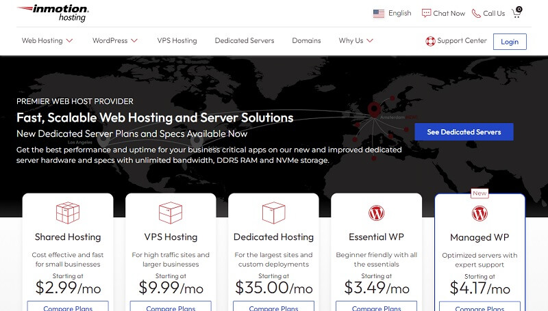 InMotion: Best WordPress Hosting Providers