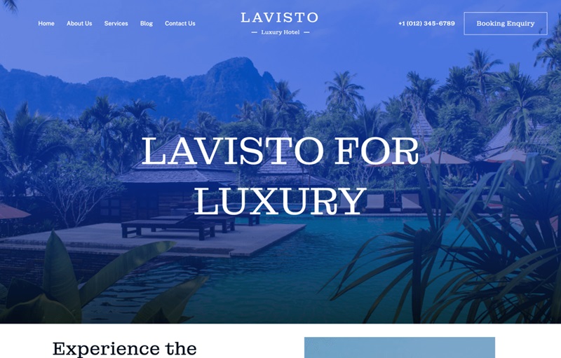 Lavisto Ski Resort WordPress Theme
