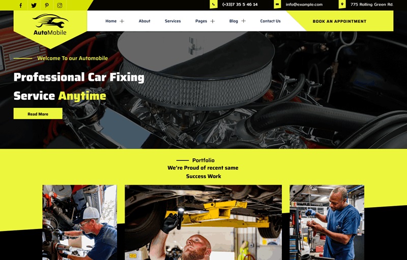Automobile Repair Blocks
