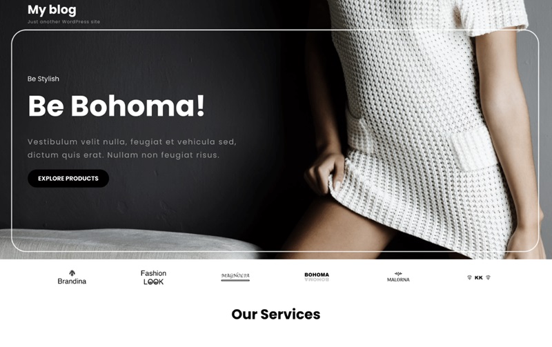 Bohoma Clean Code WordPress Theme
