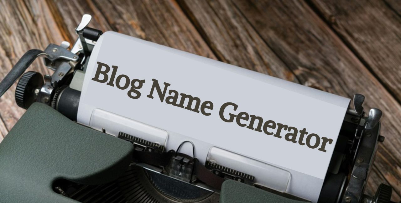 Blog Name Generator